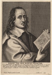 Henry van der Borcht, Painter by Wenceslaus Hollar after Joannes Meyssens