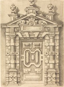 Pedimented Doorway by Wendel Dietterlin