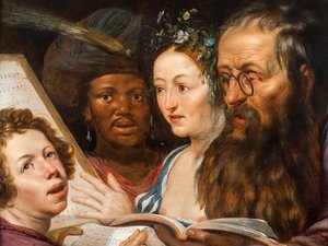 An Allegory of Music by Werner Jacobsz van den Valckert