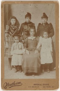 Portrait of a Family, c. 1895 by Wertheim Imperial Studio