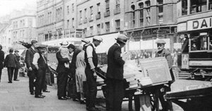 Bookstalls on Shoreditch High Street, London