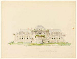 Clubhouse and Golf Club, Newport, Rhode Island by Whitney Warren Jr.