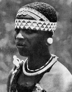 The Wife of an Angoni Chieftain, Mozambique, Africa by Wide World Photos