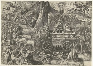 The Triumph Wagon of Peace, 1577 by Wierix
