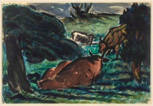 Cows Reclining