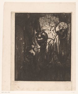 Catacomb, Palermo by Wijnand Otto Jan Nieuwenkamp (signed by artist)