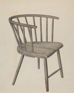 Handmade Arm Chair by Wilbur M Rice