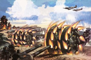 The mighty Panjandrum, the weapon that failed to work by Wilf (20th century) Hardy