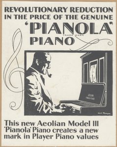 Aeolian Company Pianolas, 1920s