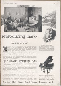 Aeolian Company Pianolas by Wilfred Fryer
