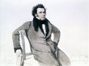 Franz Schubert (1797 - 1828) by Wilhelm August Rieder
