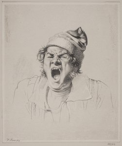 A Yawning Man by Wilhelm Bendz