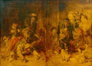 Rural Brawl Scenes by Wilhelm Busch