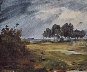 Landscape with Rain by Wilhelm Busch