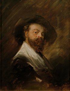 Self-Portrait in Dutch Costume by Wilhelm Busch