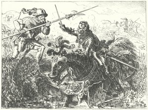 Death of Charles the Bold, Duke of Burgundy, at the Battle of Nancy by Wilhelm Camphausen