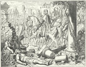 Frederick Barbarossa Entering Milan by Wilhelm Camphausen