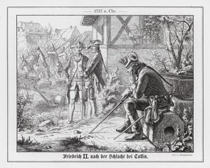 Frederick the Great after the Battle of Kolin