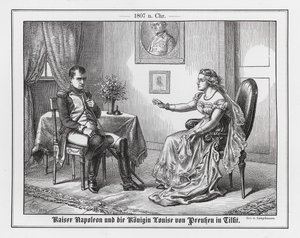 Meeting of Napoleon and Queen Louise of Prussia at Tilsit
