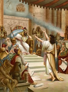 Joseph interpreting the dreams of the Pharaoh