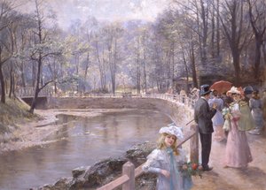 Along the Teplá River by Wilhelm Gause