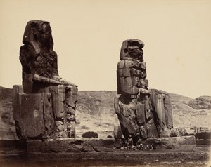 Colossi of Memnon at Thebes by Wilhelm Hammerschmidt