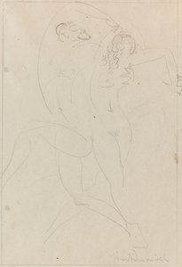 Nymph and Satyr, c.1915 by Wilhelm Hunt Diederich