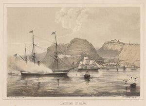 Jamestown, St. Helena, 1855 by Wilhelm Joseph Heine