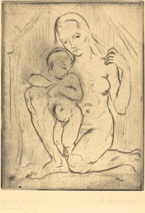 Mother and Child by Wilhelm Lehmbruck