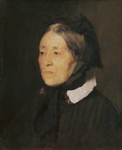 Mrs. Anna Gentz by Wilhelm Maria Hubertus Leibl