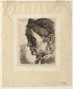 Head of a Peasant Woman by Wilhelm Maria Hubertus Leibl