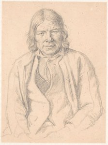 Bust of a Swedish Peasant by Wilhelm Marstrand