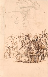 The Turkish Prince Mehemet Aly as Countess Danner