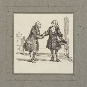 Figures from the Time of Holberg: A Gentleman Offers a Pinch of Tobacco to Another
