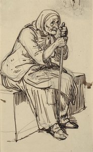 Seated Old Woman
