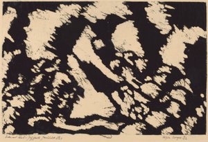 Woman in a Field by Wilhelm Morgner