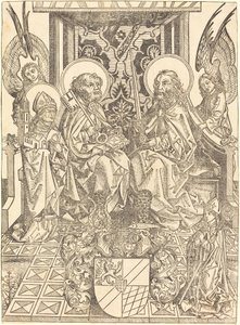 Saints Peter and Paul under a Canopy by Wilhelm Pleydenwurff