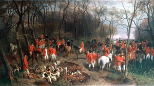 Elizabeth at the Hunt by Wilhelm Richter