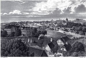 View of Dorpat by Wilhelm Siegfried Stavenhagen