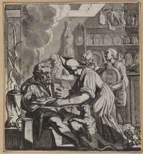 The Cooking And Cellar Fool by Wilhelm Stettler