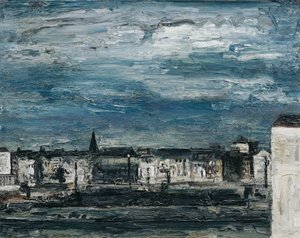 Moonlit Night on the Banks of the Mur in Graz by Wilhelm Thöny
