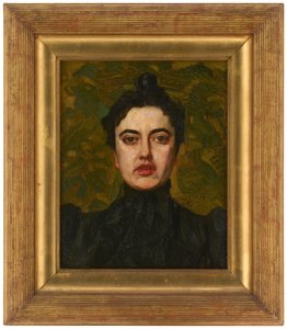 Alice Trübner by Wilhelm Trübner