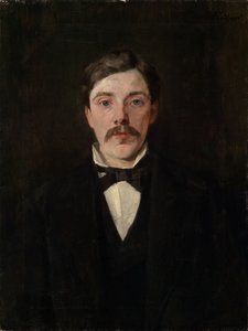 Portrait of Dr. Karl Ignaz Trübner, Brother of the Artist by Wilhelm Trübner