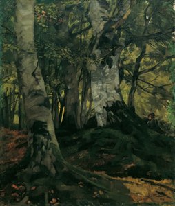 Beech Forest with Lovers