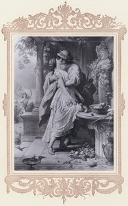 Dora, Alexis and Dora (lithograph) by Wilhelm von (after) Kaulbach