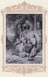 Friederike, Truth and Poetry (lithograph) by Wilhelm von (after) Kaulbach