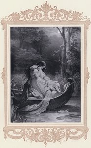 Ottilie, Elective Affinities by Wilhelm von (after) Kaulbach