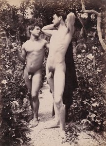 Study of Two Male Nudes