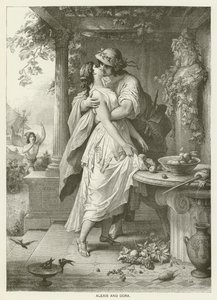 Alexis and Dora by Wilhelm von Kaulbach