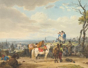 Austrian Soldiers, late 18th-19th century by Wilhelm von Kobell
